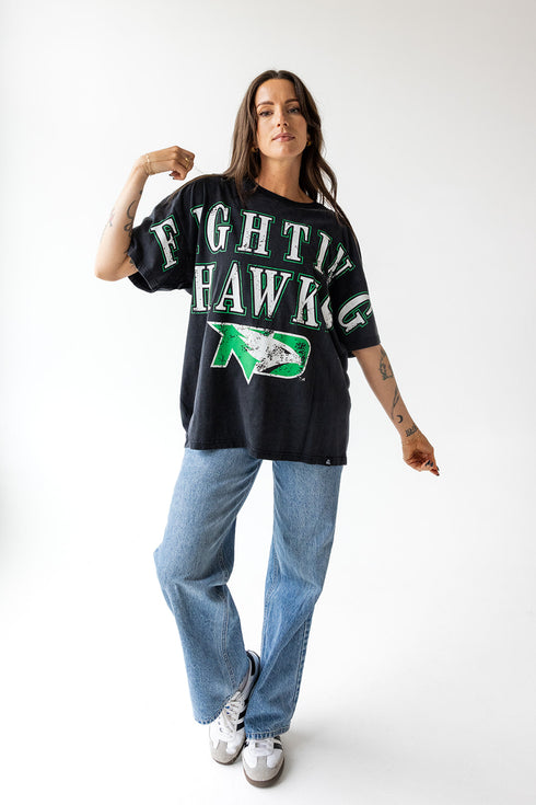 UND Southern Split Oversized Band Tee